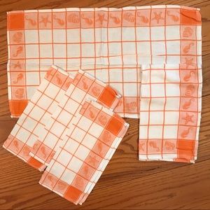 NWOT Goldcoast Kitchen Set, Orange